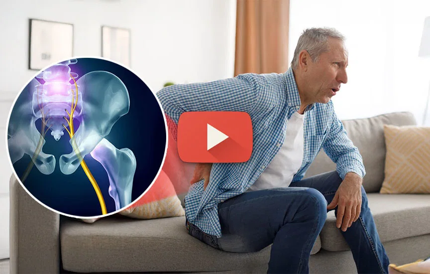 Sciatica pain relief home routine video